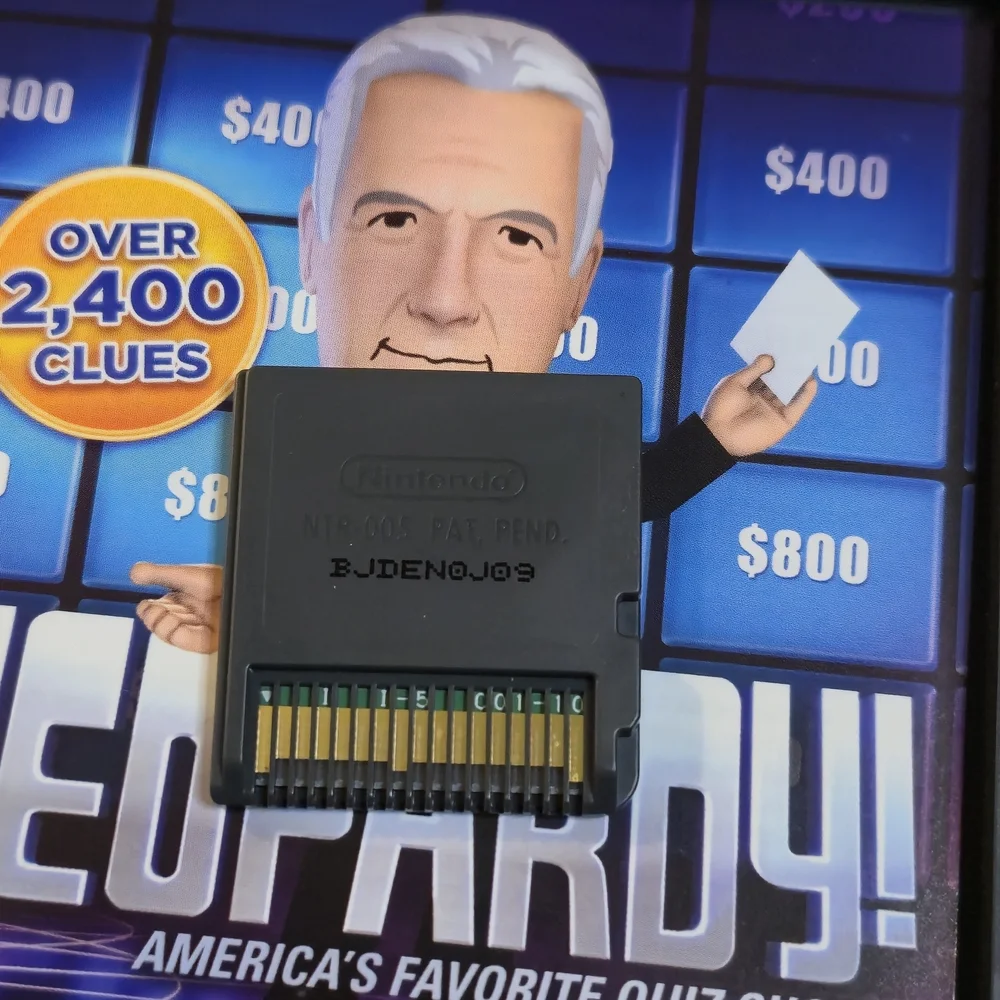 Nintendo DS Jeopardy! Game Complete In Box With Manual 2010